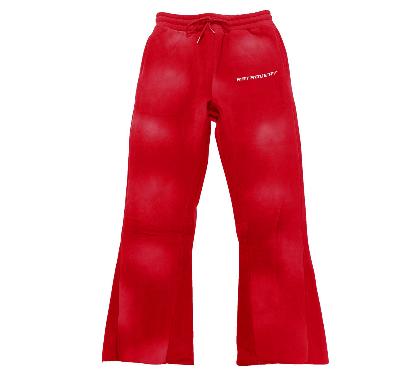 Retrovert Red Flare Sweatpants