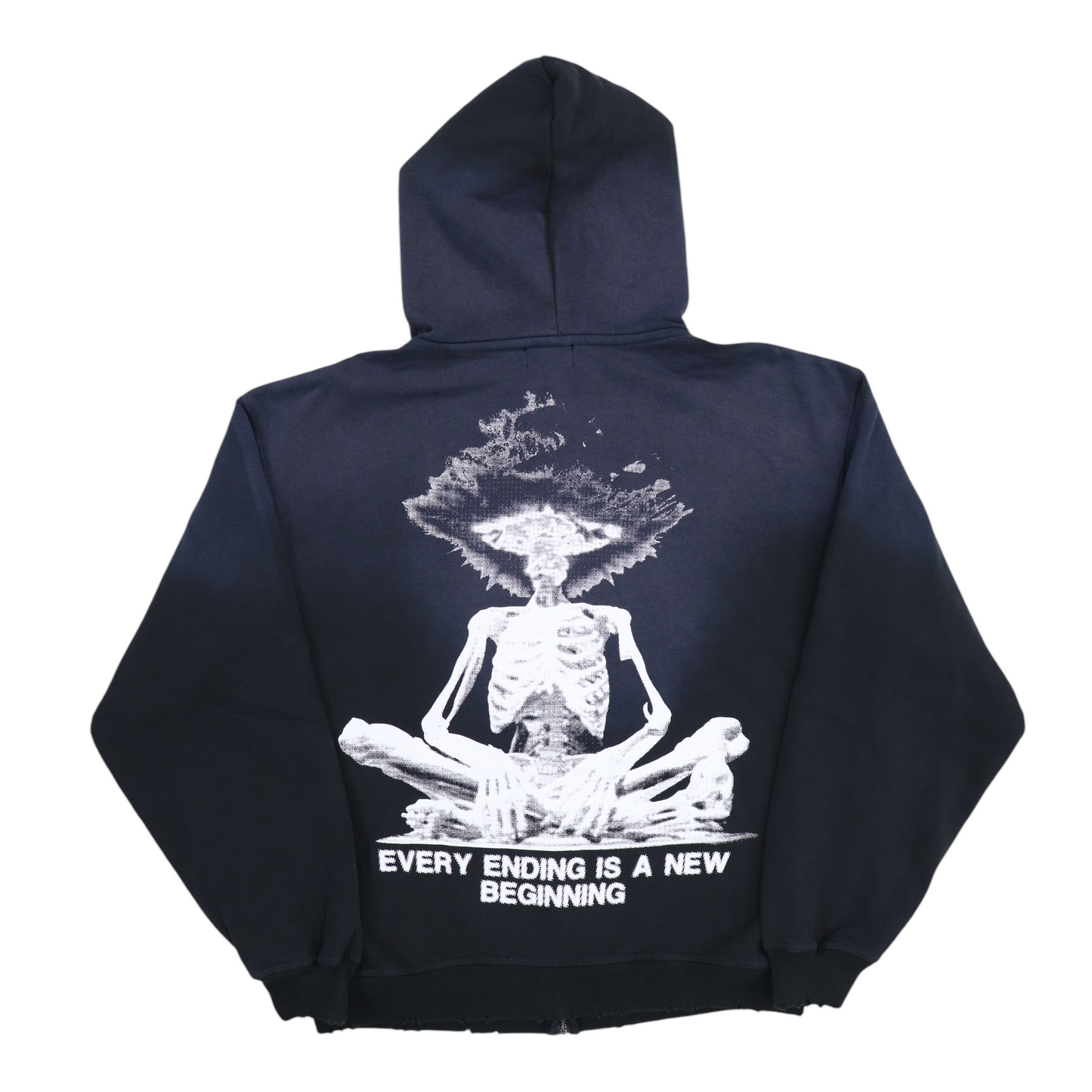 ABS New Beginnings Vintage Wash Zip Hoodie