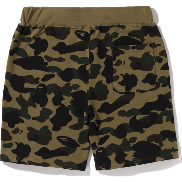 A Bathing Ape 1st Camo Green Sweatshorts