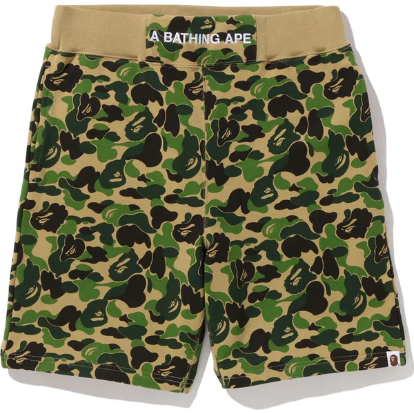 A Bathing Ape ABC Camo Green Sweatshorts – BAPE Streetwear – WyCo