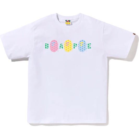 A Bathing Ape Bape Pastel White Tee