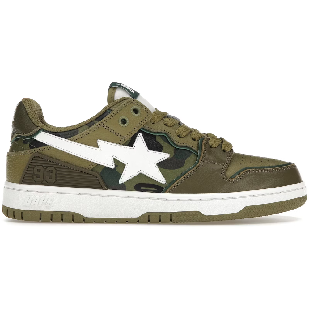 A Bathing Ape Sk8 Sta #4 Olive Drab Camo
