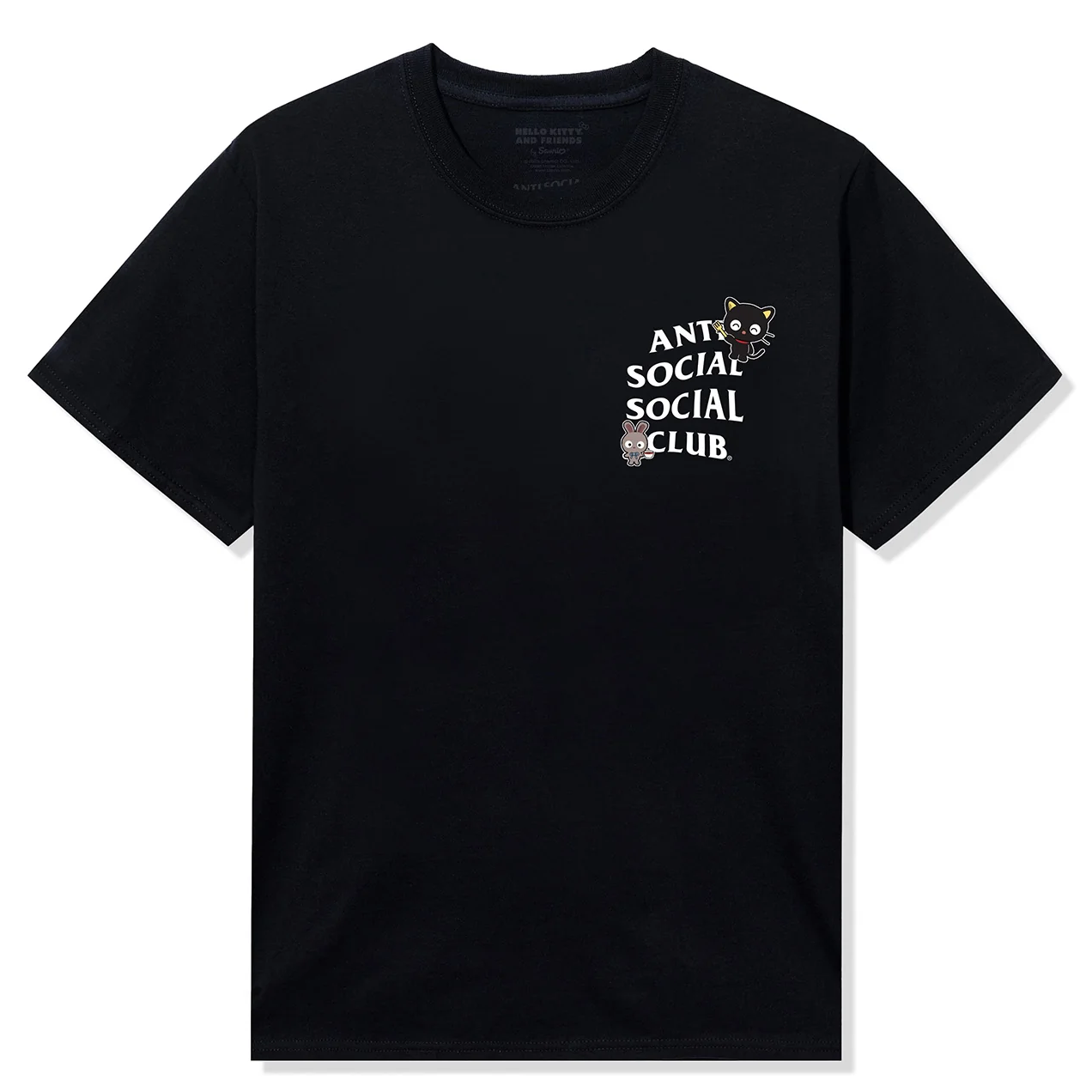Anti Social Social Club x Hello Kitty Chococat Tee Black