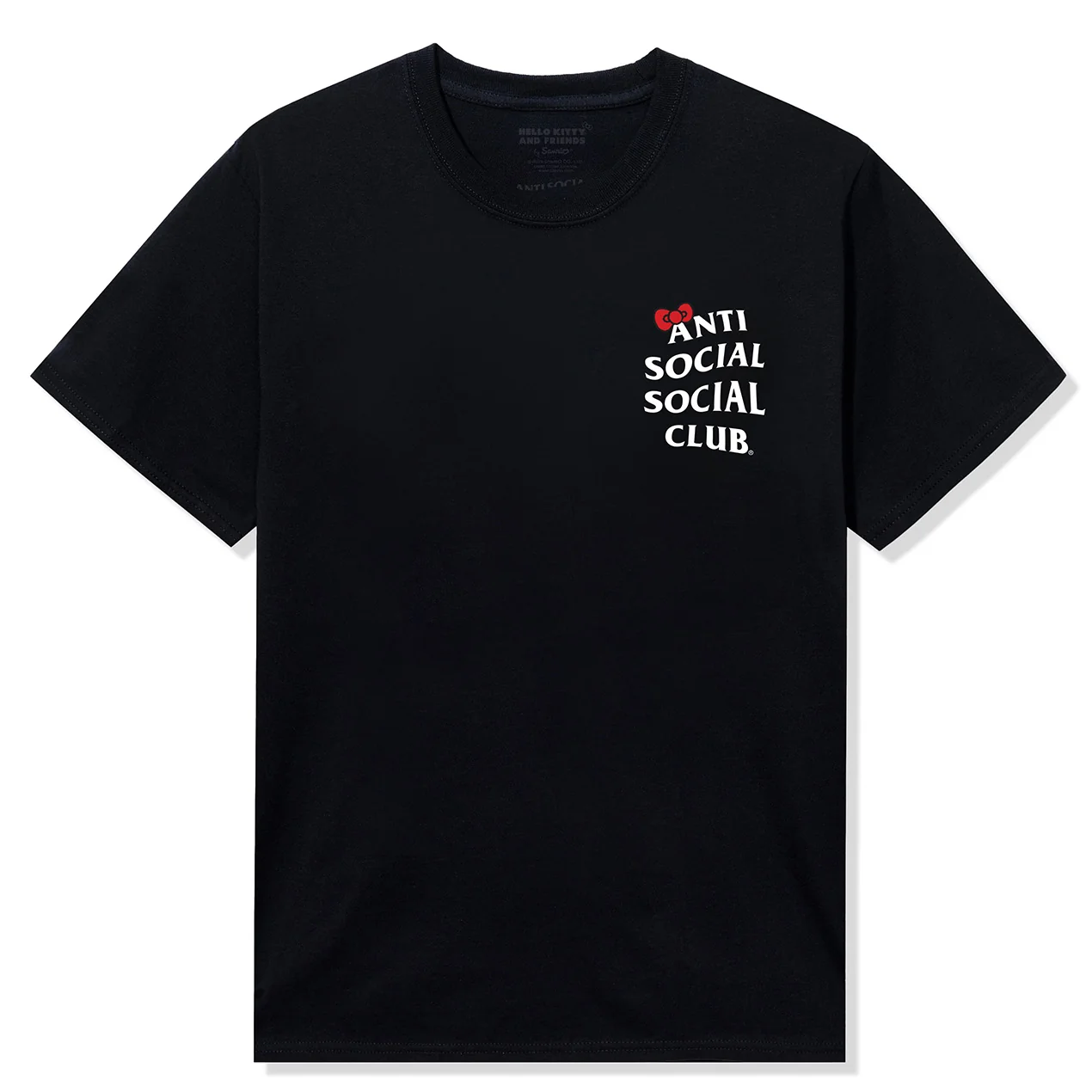 Anti Social Social Club x Hello Kitty HK Faces Tee Black