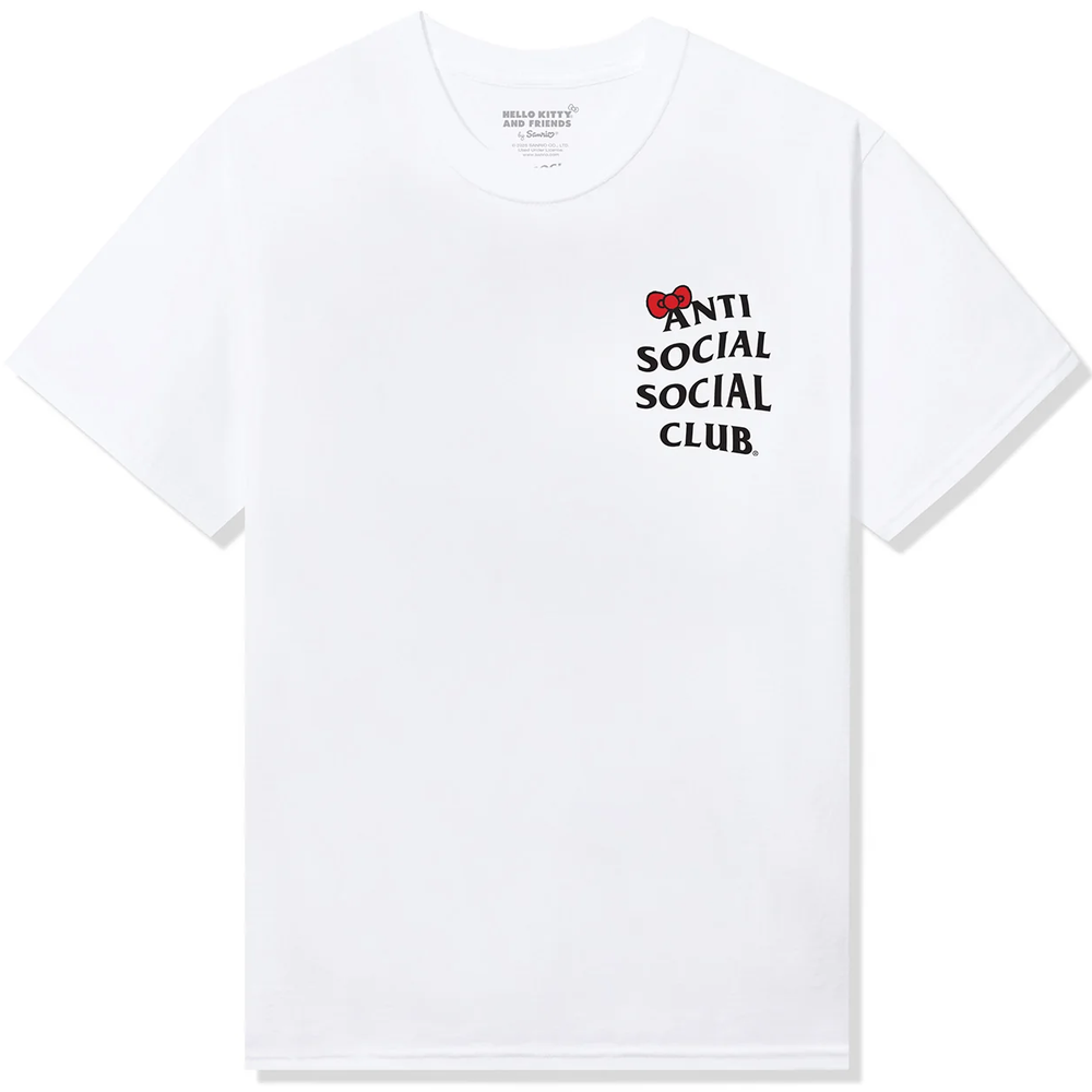 Anti Social Social Club x Hello Kitty HK Faces Tee White