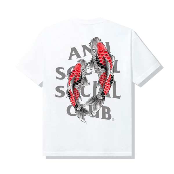 Anti Social Social Club Koi Garden White Tee