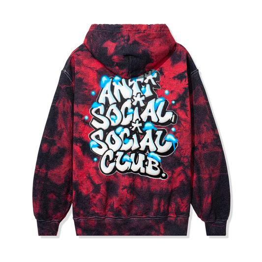 Anti Social Social Club Snow On The 405 Red/Black Hoodie