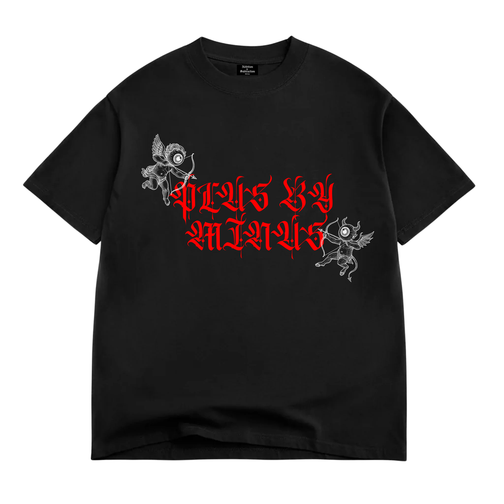 Addition By Subtraction Good With The Bad Black Tee