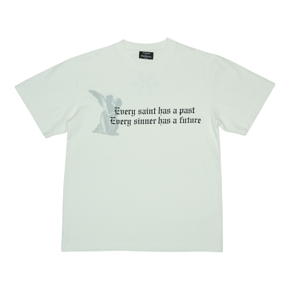Addition By Subtraction Sinners White Tee