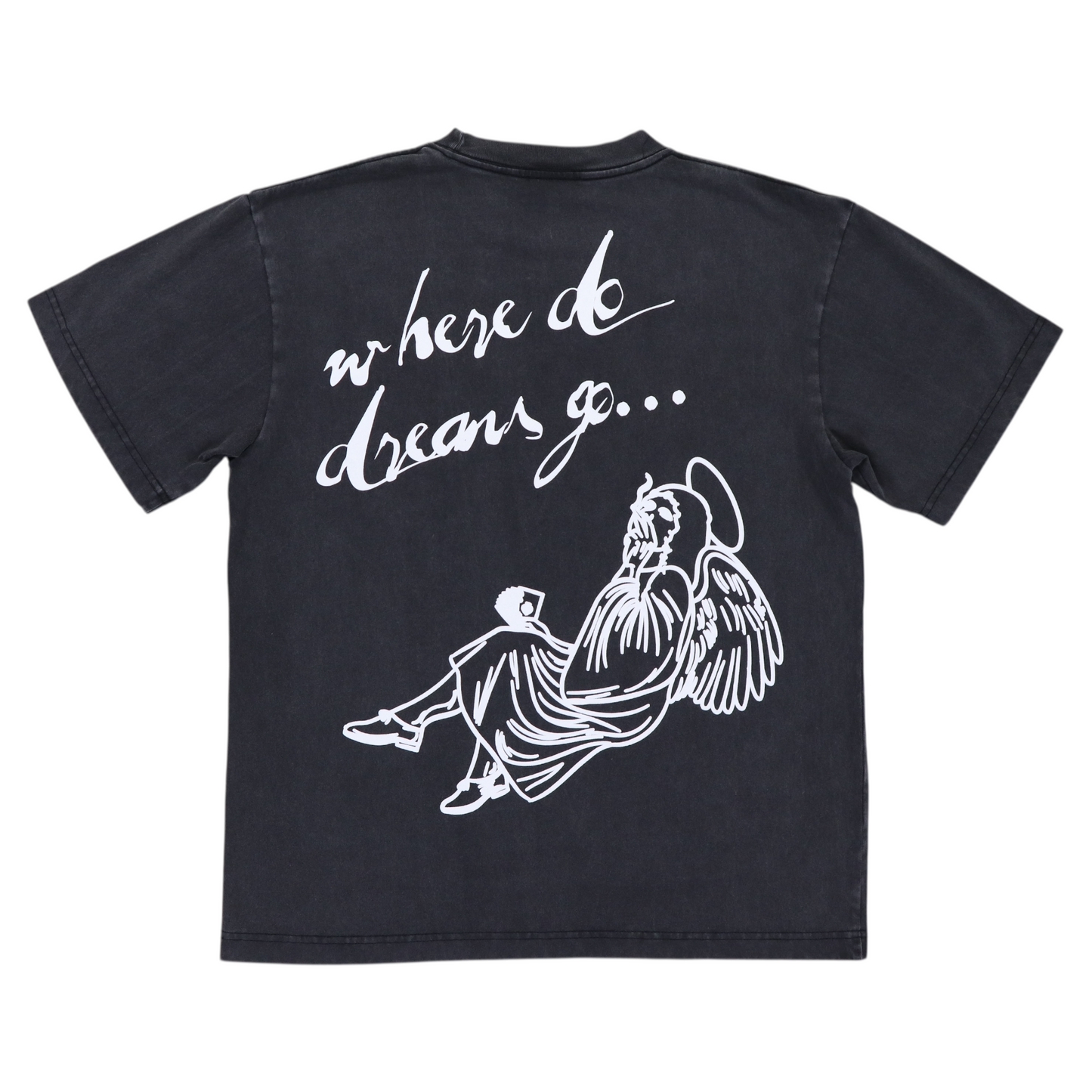 Addition By Subtraction Smoke Break Vintage Black Tee