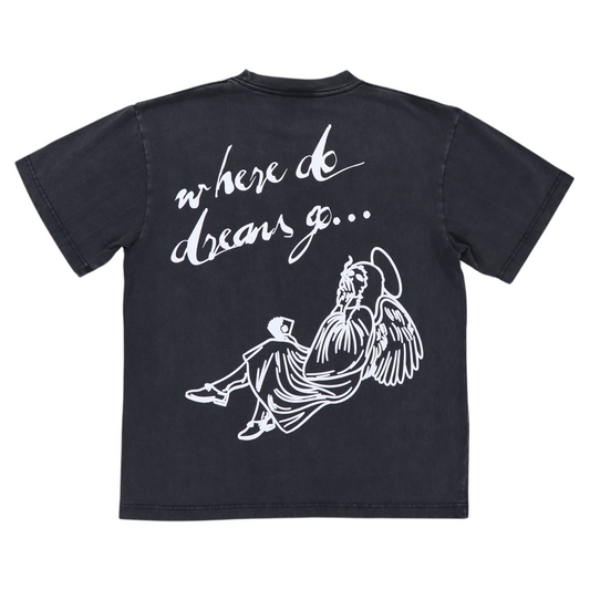 Addition By Subtraction Smoke Break Vintage Black Tee