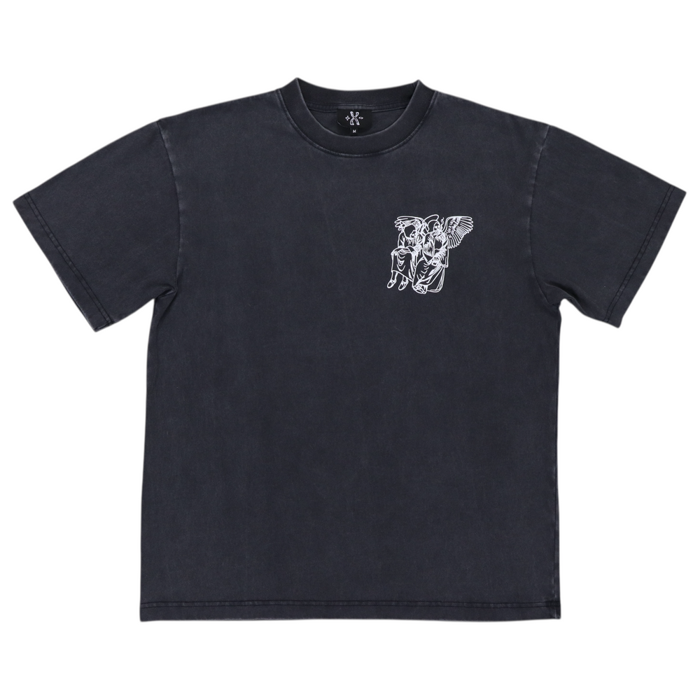 Addition By Subtraction Smoke Break Vintage Black Tee