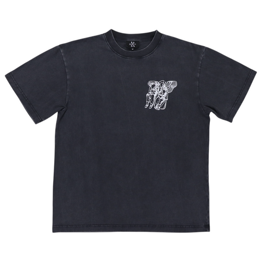 Addition By Subtraction Smoke Break Vintage Black Tee