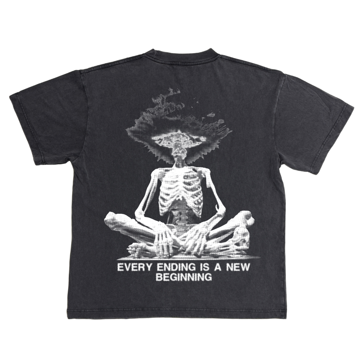 Addition By Subtraction New Beginnings Black Tee