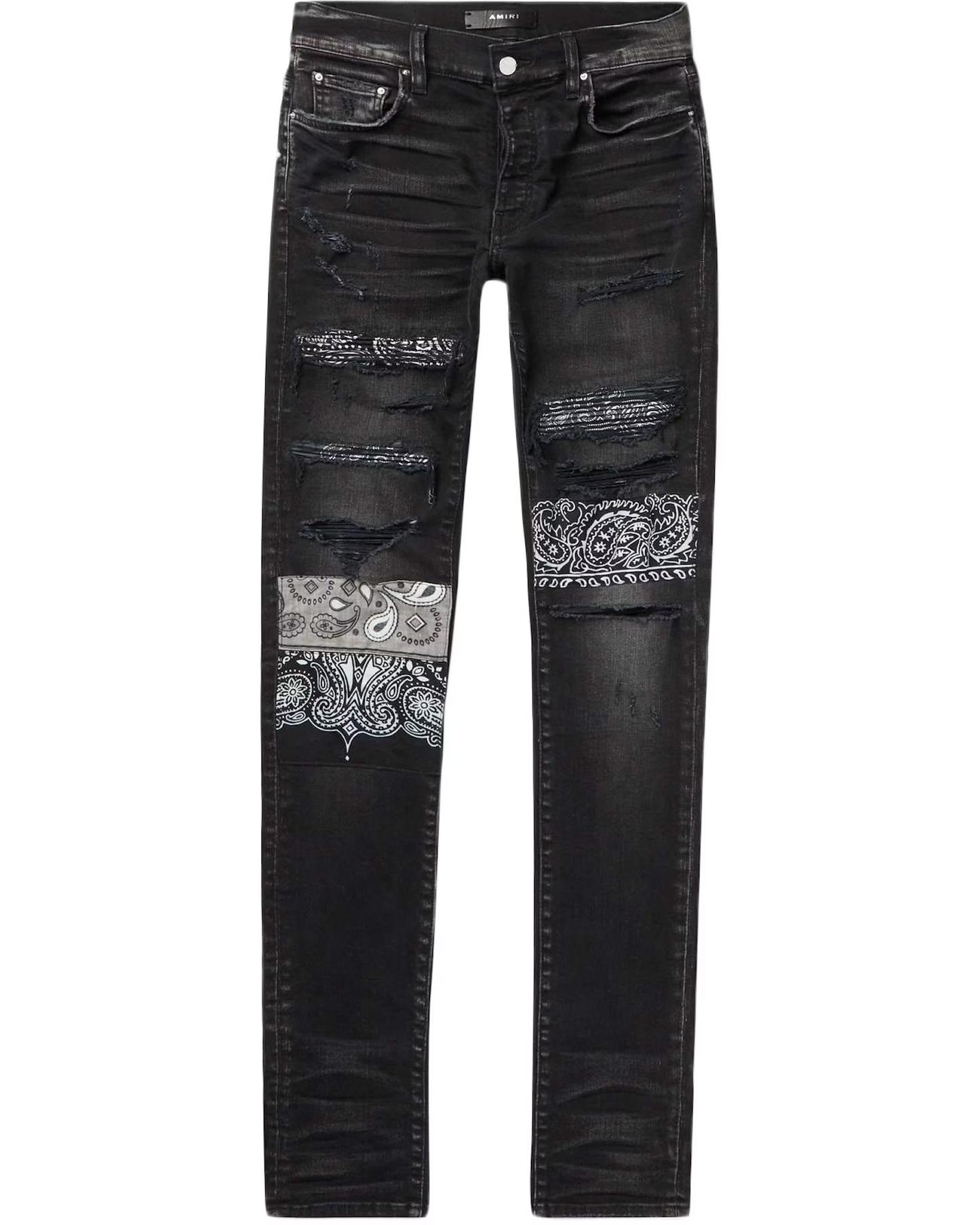 Amiri Artpatch Vintage Wash Bandana Pants