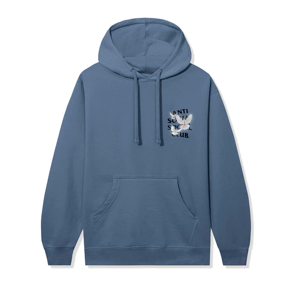 Anti Social Social Club Appreciate Life Storm Blue Hoodie