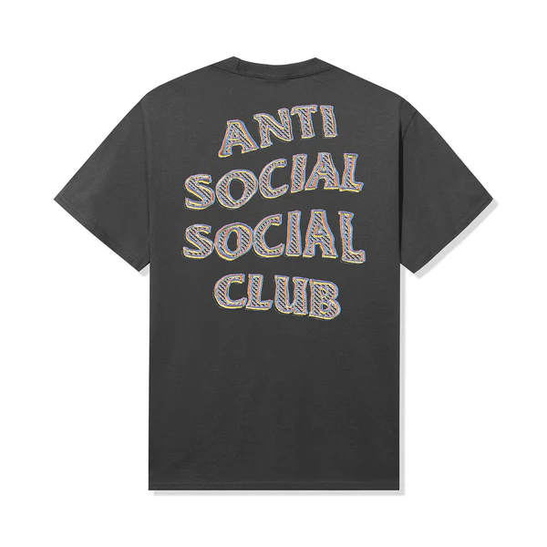 Anti Social Social Club Blurred Lines Mind Games Medium Grey Tee