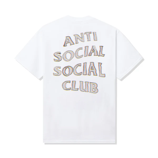 Anti Social Social Club Blurred Lines Mind Games White Tee