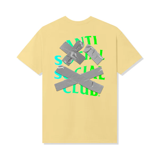 Anti Social Social Club Cancelled Again Daffodil Yellow Tee