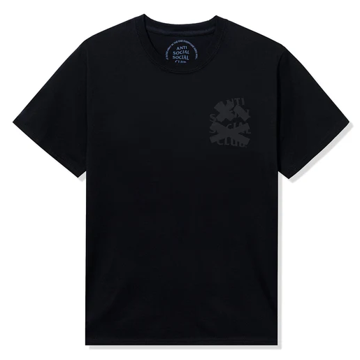 Anti Social Social Club Cancelled Again Tonal Black Tee