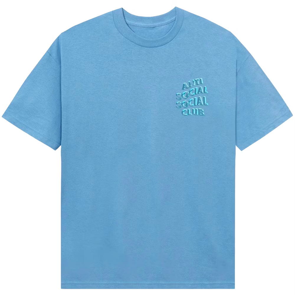 Anti Social Social Club Deeper Than Usual Aquatic Blue Tee