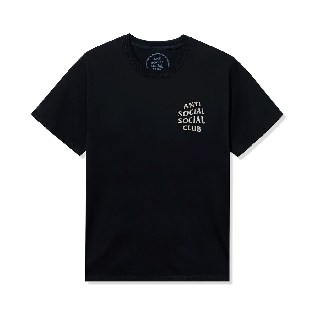 Anti Social Social Club Everything Is Just Fine Black Tee