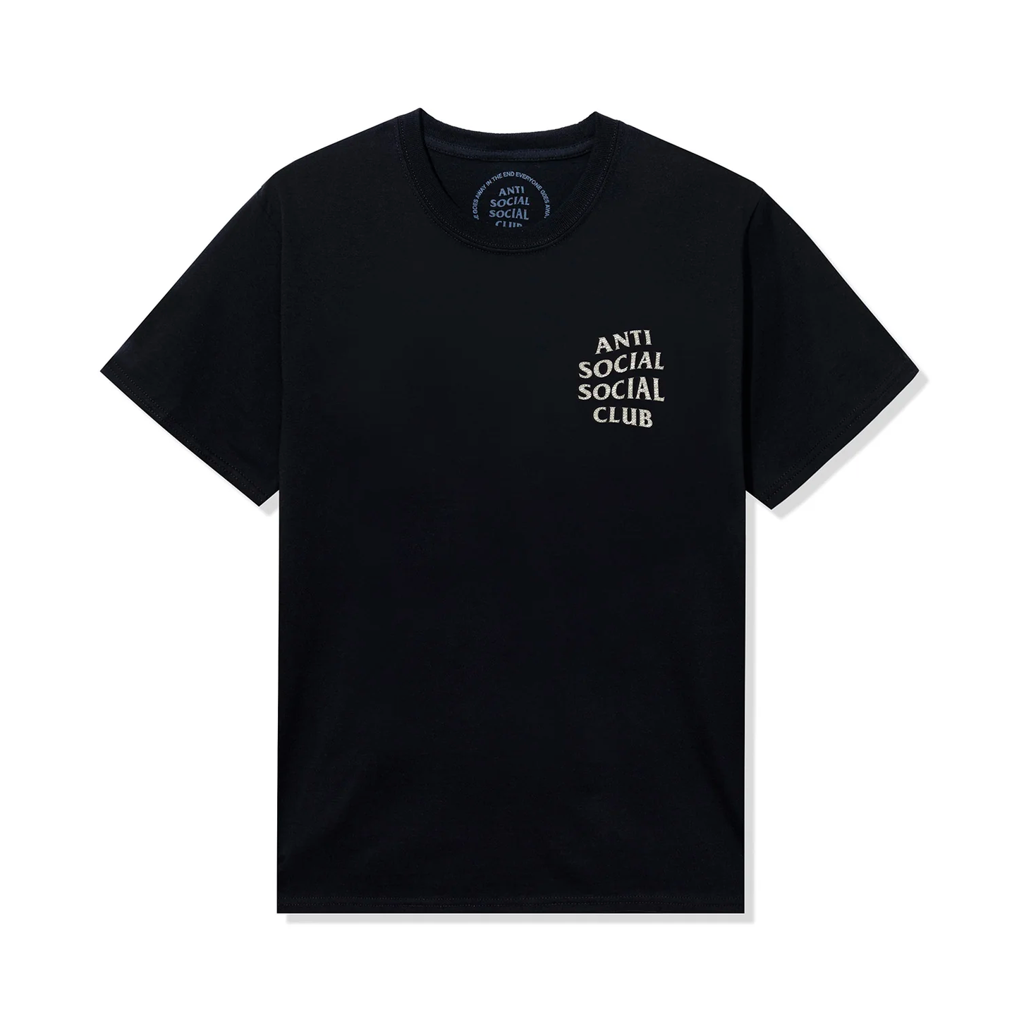 Anti Social Social Club Everything Is Just Fine Black Tee