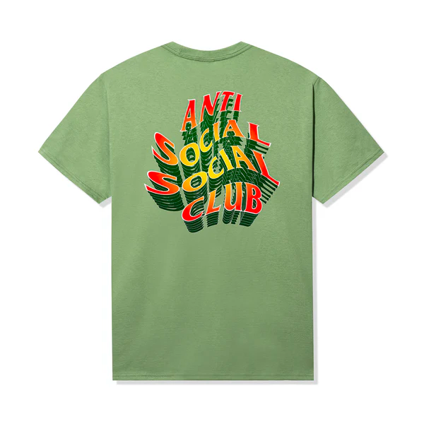 Anti Social Social Club Fever Is Rising Dill Green Tee