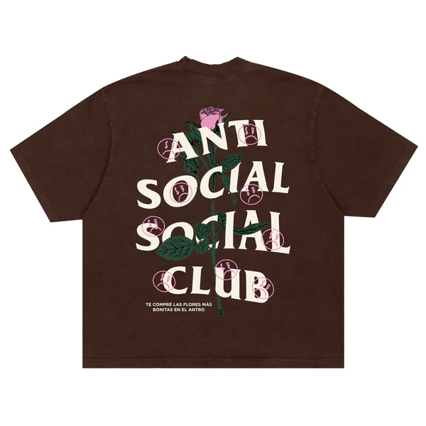 Anti Social Social Club Fin De Semana Brown Tee