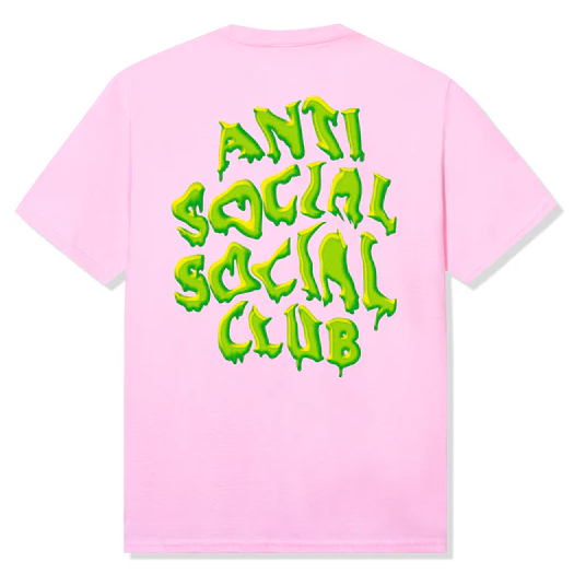 Anti Social Social Club Melt Away Pink Tee