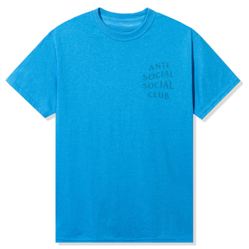 Anti Social Social Club Mind Games Tonal Blue Tee