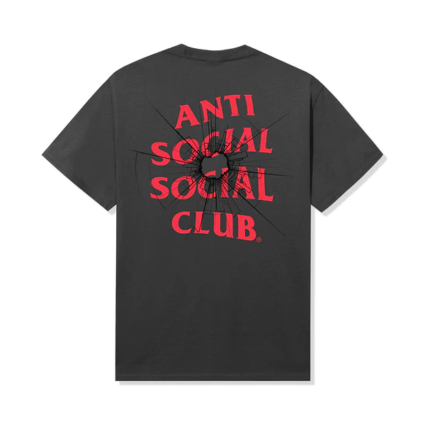 Anti Social Social Club Theories Charcoal Tee