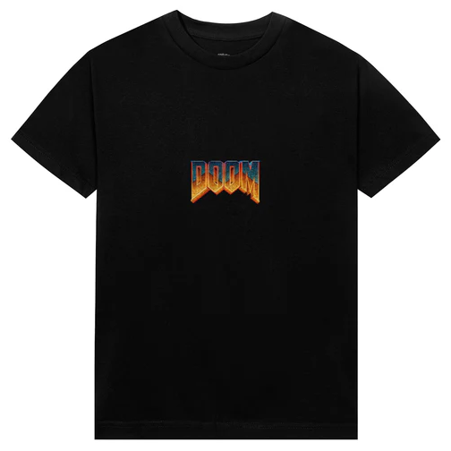 Anti Social Social Club x Doom Classic Logo Black Tee