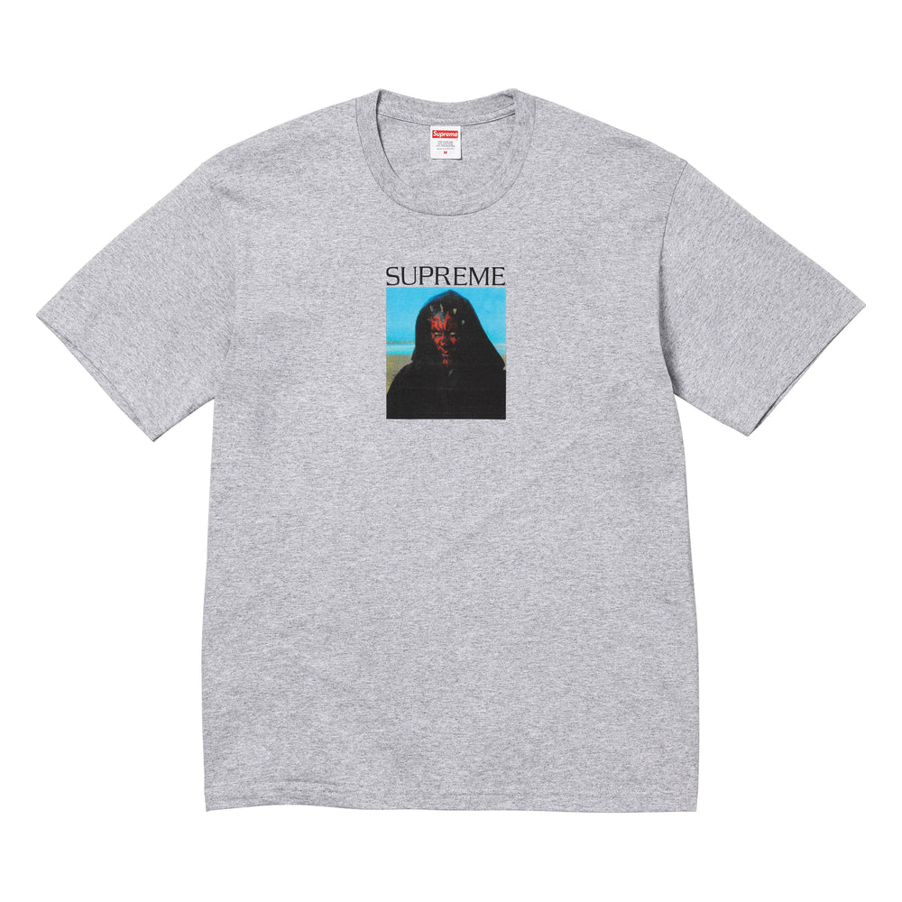Supreme Sith heather grey T-shirt, front view