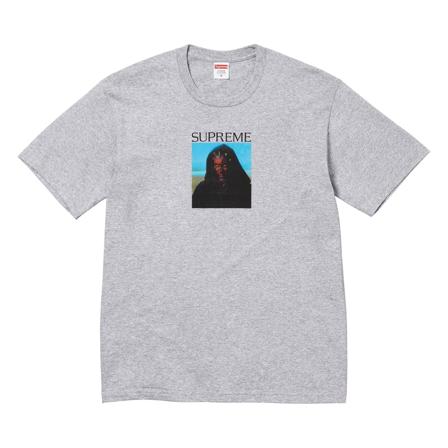 Supreme Sith heather grey T-shirt, front view