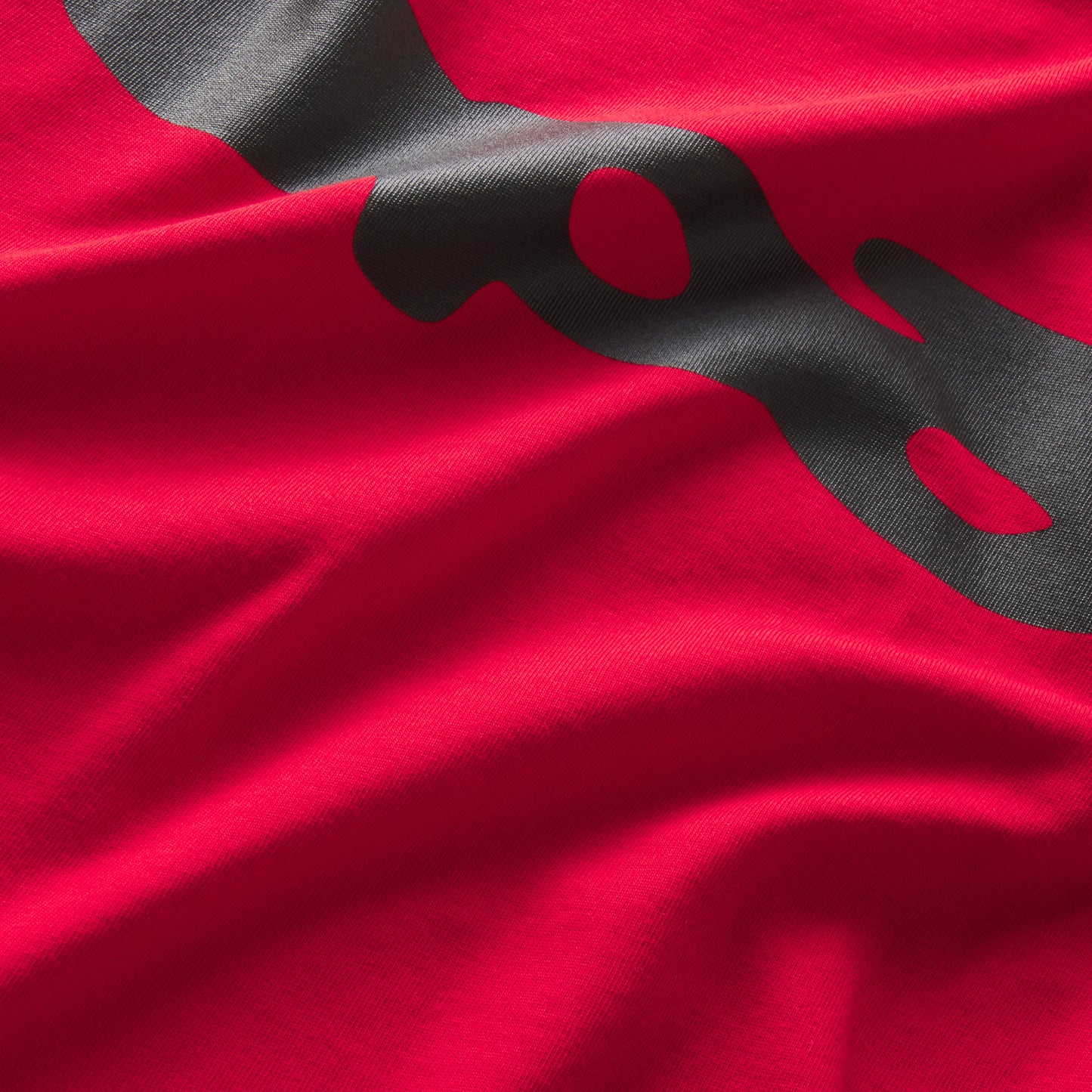 Sp5der SP5 Bubble Red Tee fabric detail