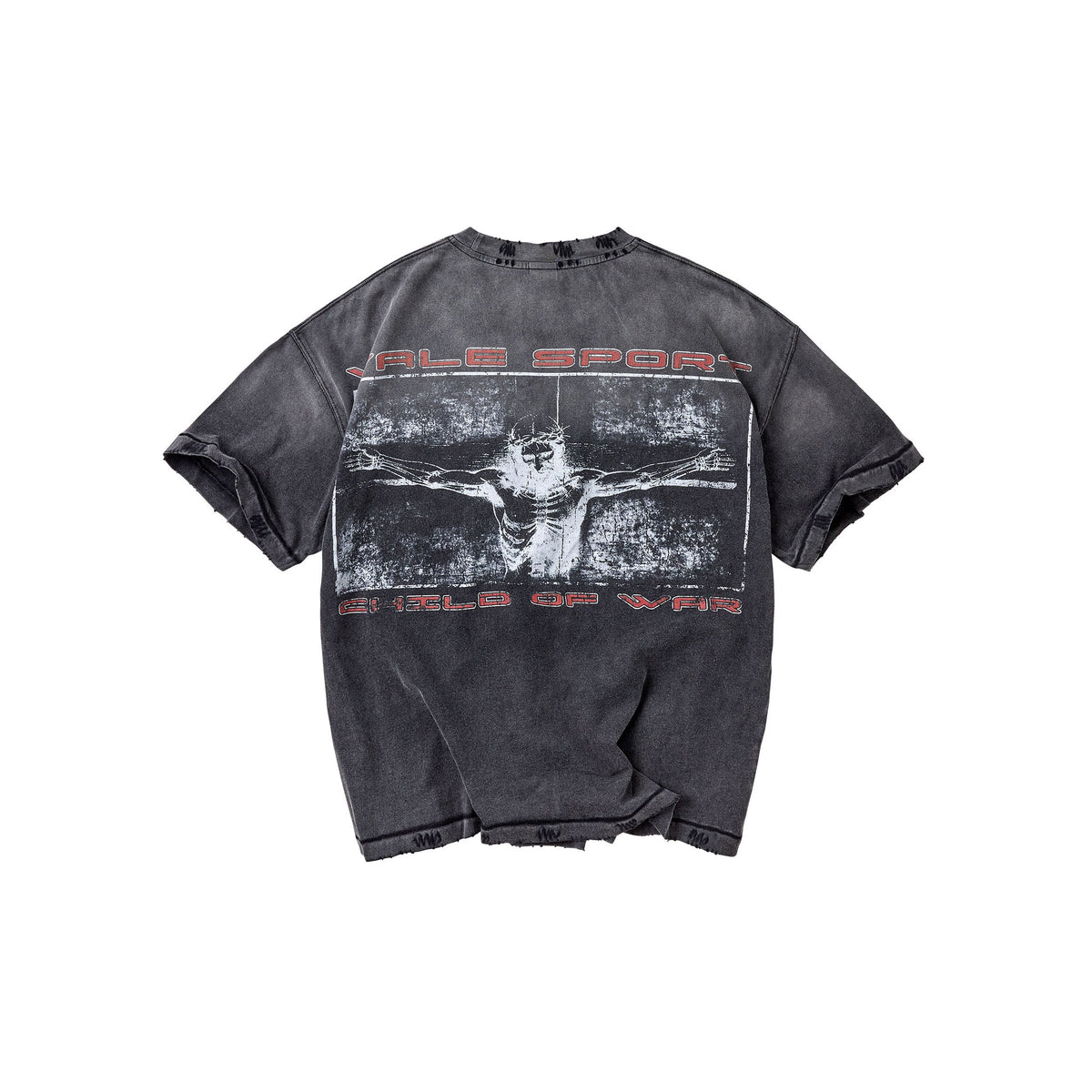 Vale Holy Spirit Washed black T-shirt, back view