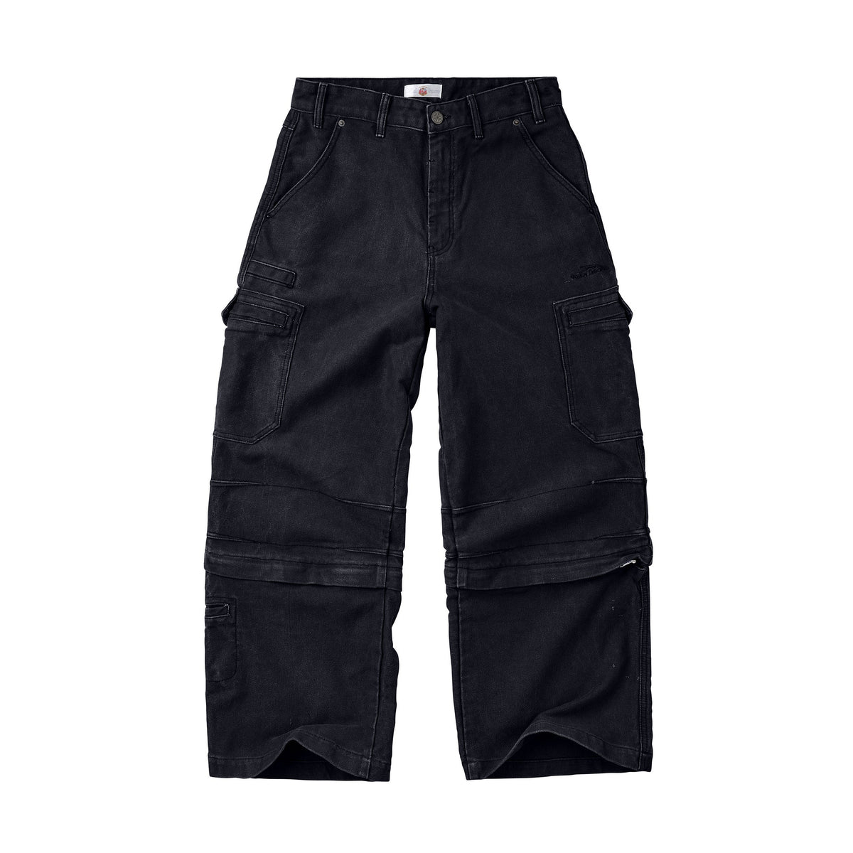 Vale Parachute black cargo pants, front view