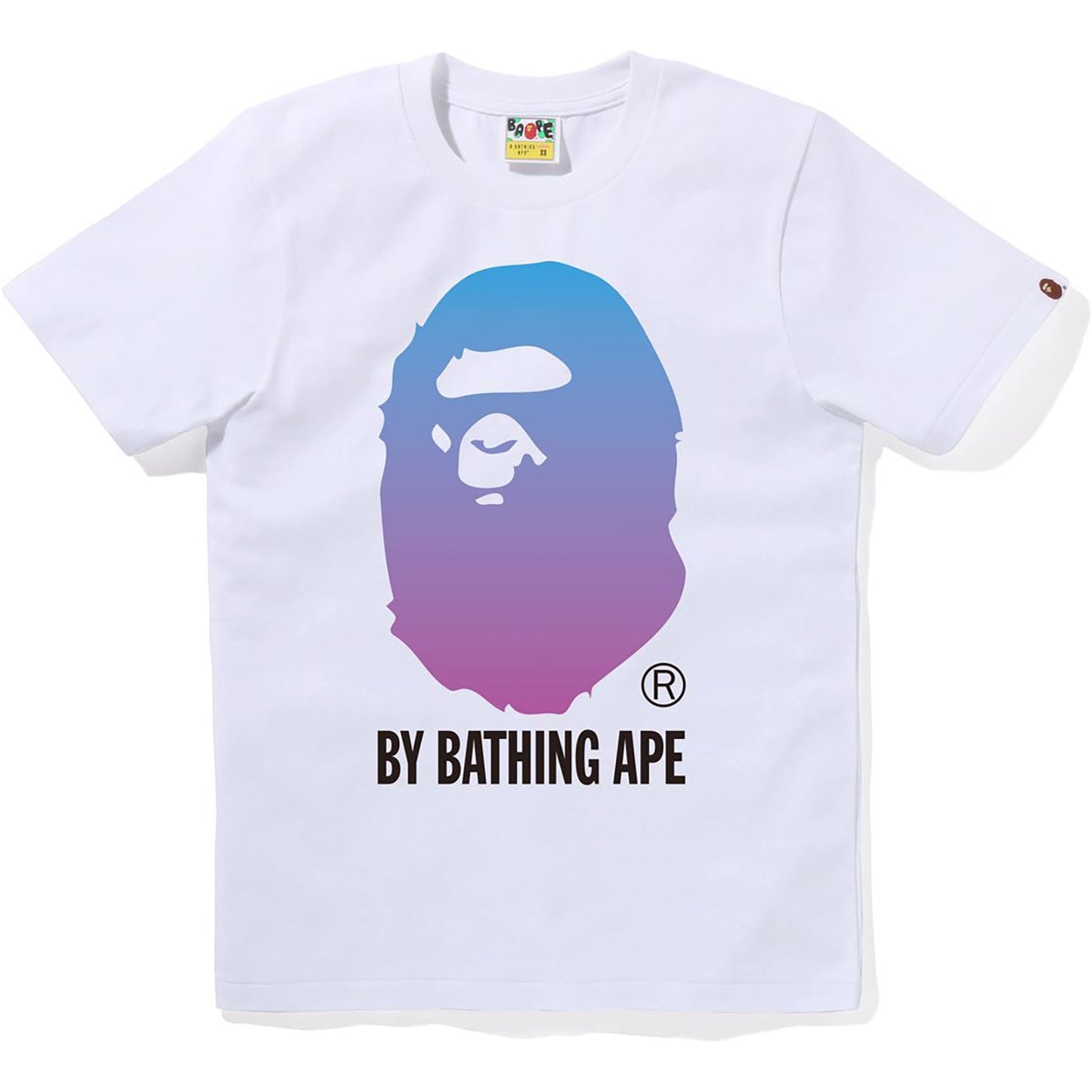 Bape Gradation By Bathing Ape Ladies white T-shirt, front view