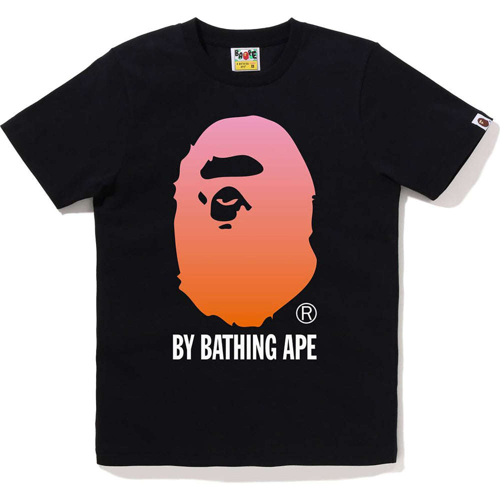 Bape Gradation By Bathing Ape Ladies black T-shirt, front view