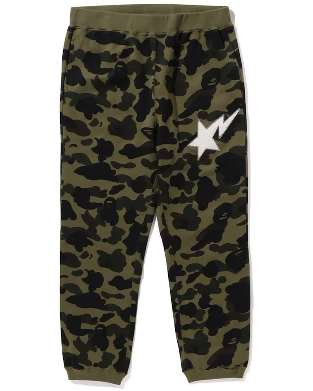 Bape 1st Camo Shark Green Sweatpants