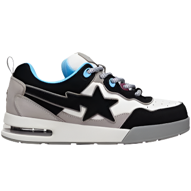 BAPE Black & White FLIP STA Sneakers