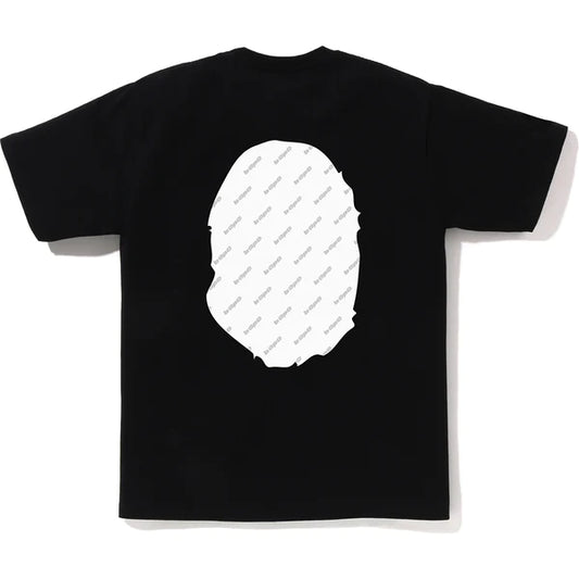 BAPE Hexagram Big Ape Head Black Tee