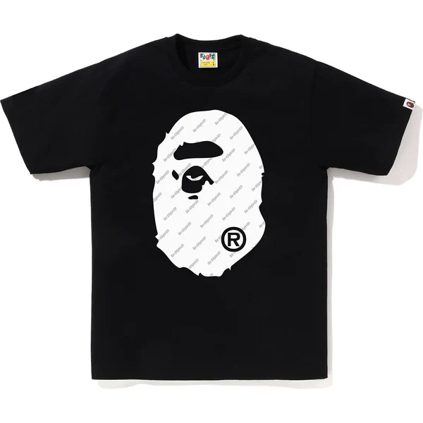 BAPE Hexagram Big Ape Head Black Tee