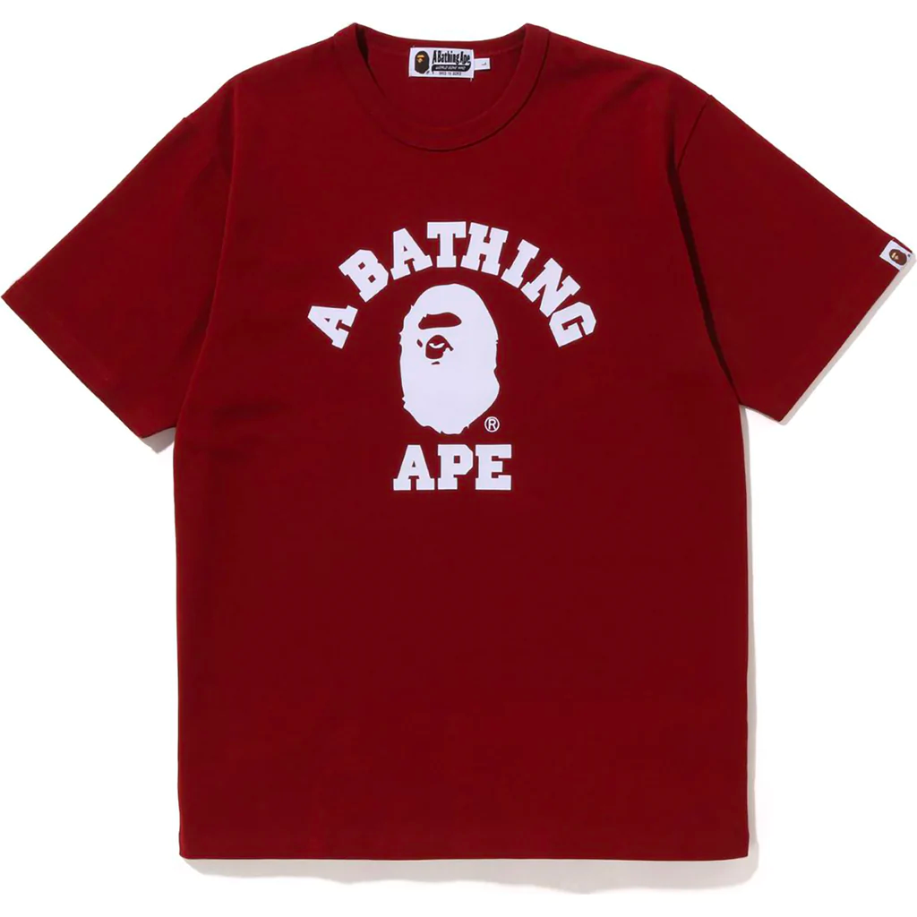 Red bathing 2024 ape shirt