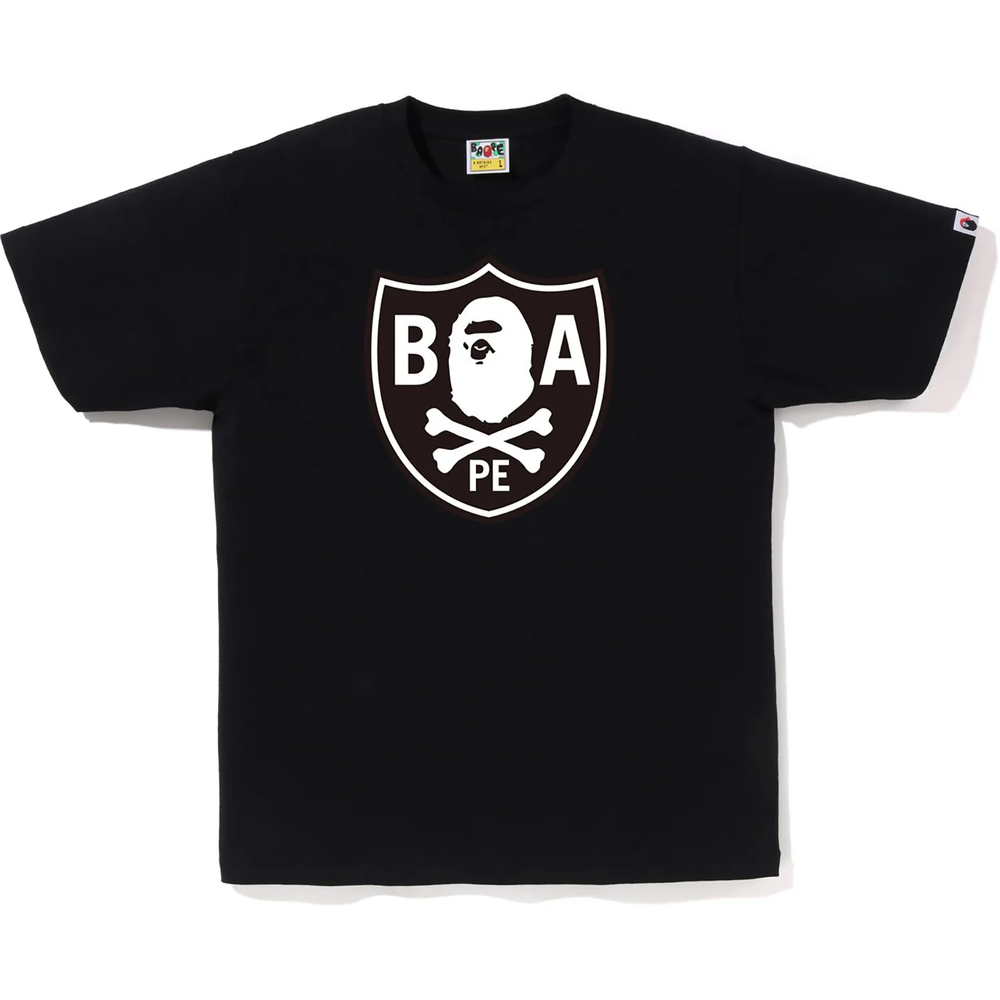 Bape Ape Crossbone Black Tee