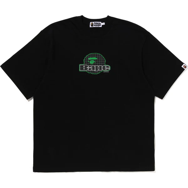 Bape Ape Head Relaxed Fit Black Tee