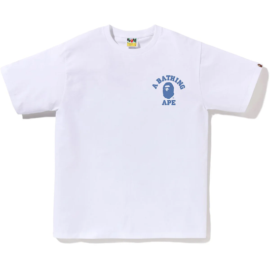Bape Color Camo College ATS White Tee