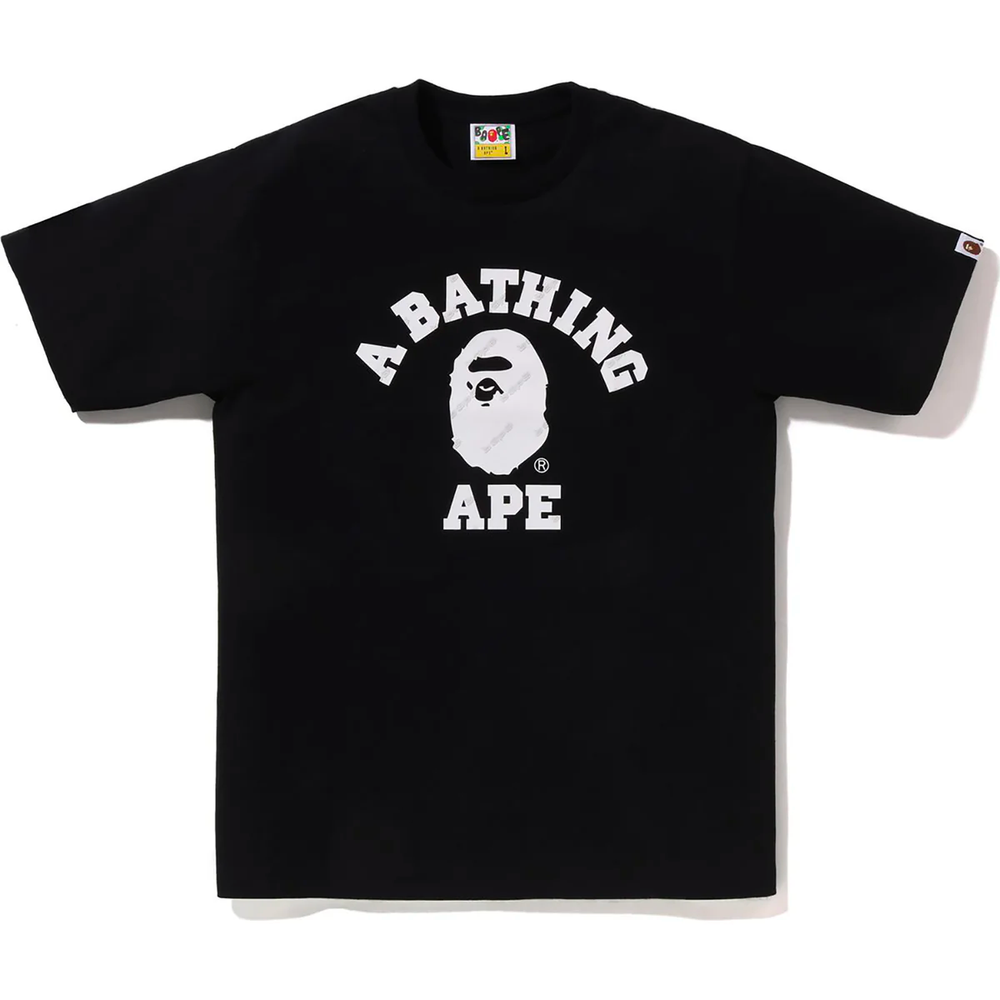 Bape Hexagram College Black Tee