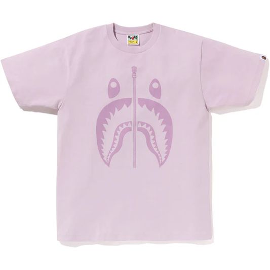 Bape Pigment Shark Purple Tee